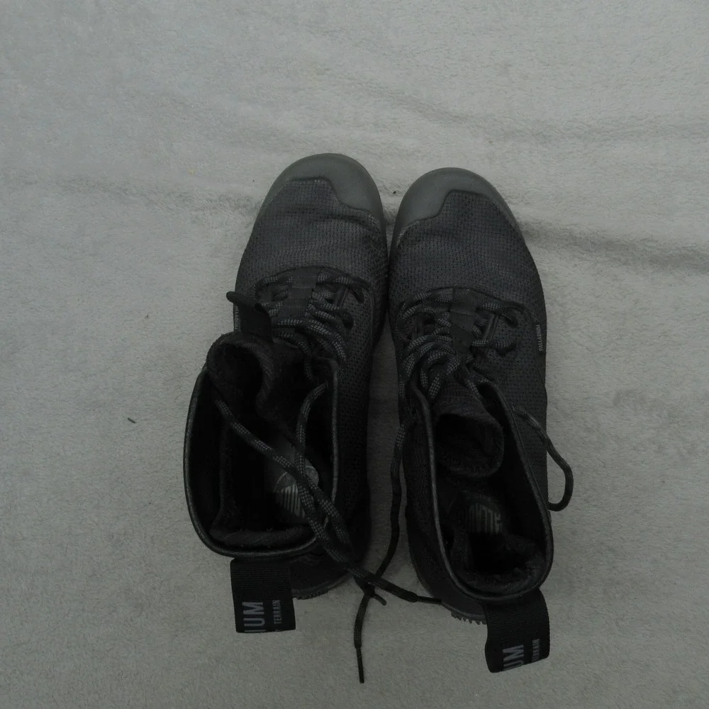 Palladium Unisex M8 W9.5 Combat Boots Black PampaTech HI TX‎ Tactical Utility